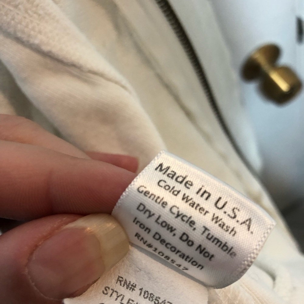 GUC Unholy Grail off- white zipper front hoodie 🐍 - Picture 6 of 6